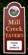 Sign reproduction from a tavern